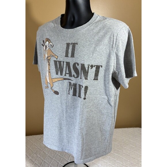 Disney Timon & Puma Lion King 2 Sided It Wasn’t Me/It Was Me Graphic Tee  Size M - Picture 4 of 14